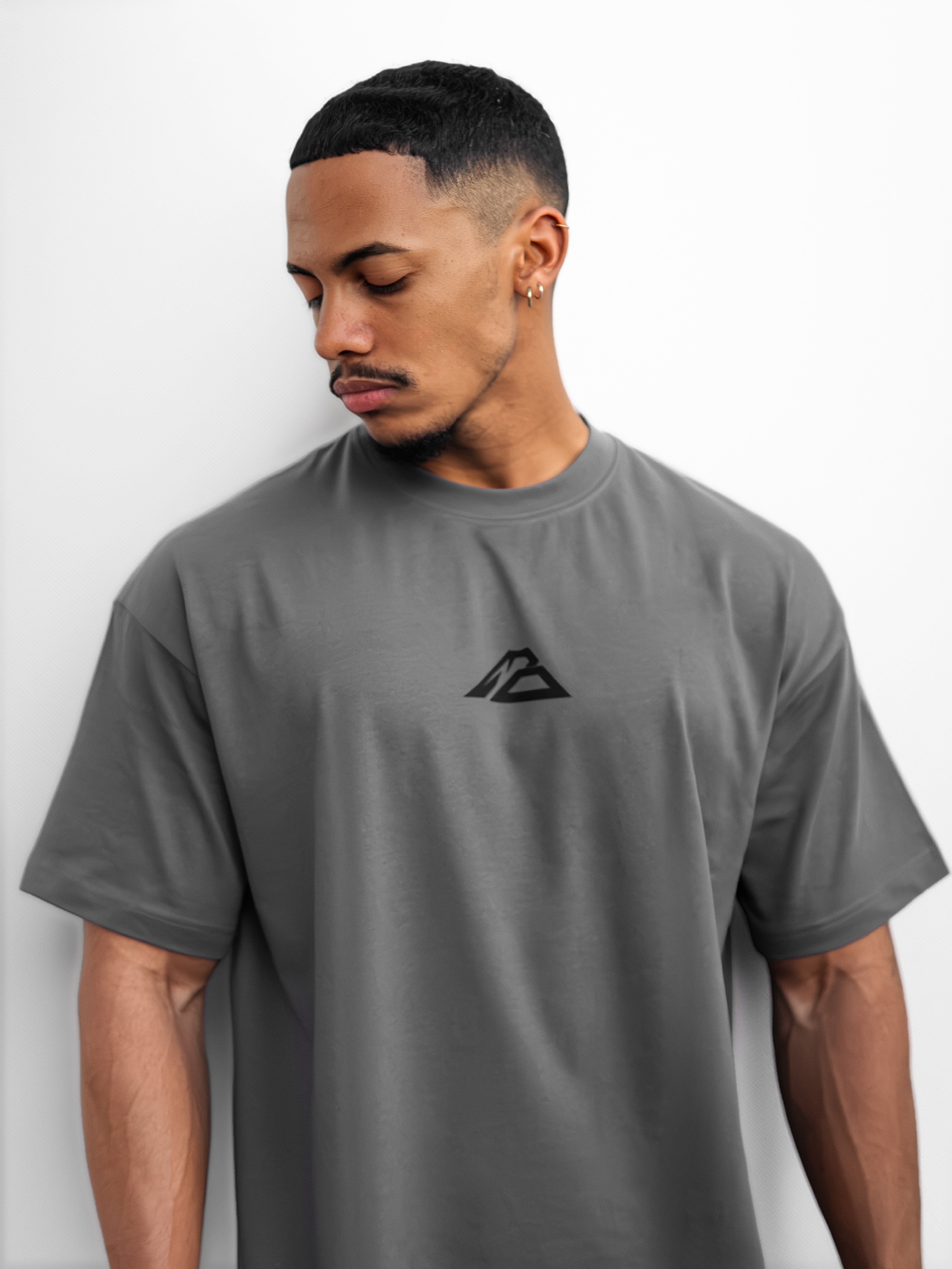 T-shirt Oversize Origine - Gris